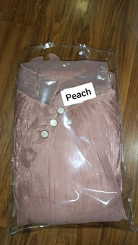 Dream Nikah Abaya Korean Organza Fabric Abaya 2 pc Abaya (Imported) - Brown, 56