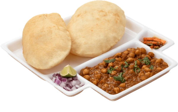 Chhole Bhature (2 Bhature)