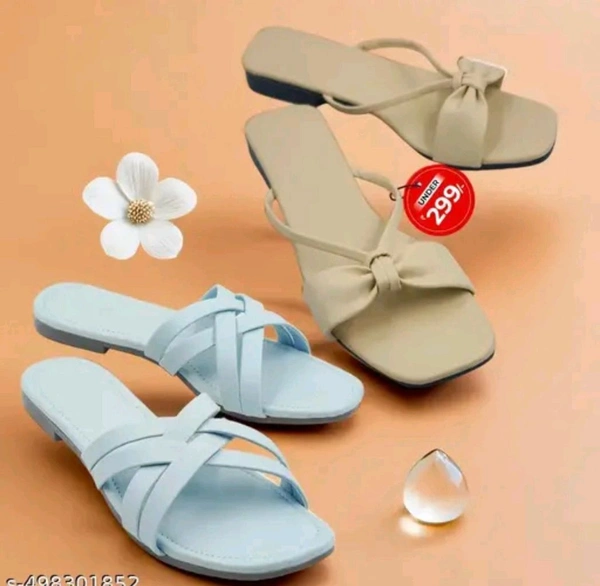 Ethnic Flats Combo for Women – Trendy & Comfortable Sandals for Casual & Festive Outfits
Material: EVA
Net Quantity (N): 2
Occasion: Dailywear
Ornamentation: Bows
Upgrade your wardrobe with stylish and comfortable women’s footwear! Whether it’s chic sandals, comfy flats, trendy heels, or casual slippers,  - 5