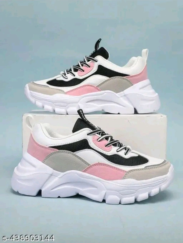 New classy, trending and multy colour sports and casual sneakers for women and girls 
Name: New classy, trending and multy colour sports and casual sneakers for women and girls 
Material: Syntethic Leather
This is a multiple use shoes it can be wearable at any occasion and many type of dress this shoes is Woman Shooz Girl Shoos  - 7
