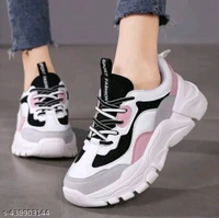 New classy, trending and multy colour sports and casual sneakers for women and girls 
Name: New classy, trending and multy colour sports and casual sneakers for women and girls 
Material: Syntethic Leather
This is a multiple use shoes it can be wearable at any occasion and many type of dress this shoes is Woman Shooz Girl Shoos  - 9