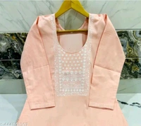 Women kurti set
Name: Women kurti set
Kurta Fabric: Cotton
Bottomwear Fabric: Cotton
Sleeve Length: Three-Quarter Sleeves
Set Type: Kurta With Dupatta And Bottomwear
Bottom Type: Pants
Pattern: Embroidered
Net Quantity (N): Single
Sizes:
 - Perano, M
