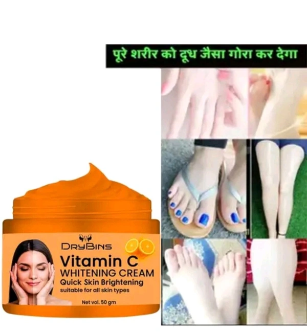 Drybins Vitamin-C Advanced Multivitamin Face Cream Daily Illuminating Moisturizer for Glowing Skin,Vitamin C face brightening cream pack of 1
Name: Drybins Vitamin-C Advanced Multivitamin Face Cream Daily Illuminating Moisturizer for Glowing Skin,Vitamin C face brightening cream pack 