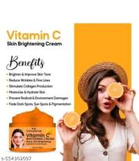 Drybins Vitamin-C Advanced Multivitamin Face Cream Daily Illuminating Moisturizer for Glowing Skin,Vitamin C face brightening cream pack of 1
Name: Drybins Vitamin-C Advanced Multivitamin Face Cream Daily Illuminating Moisturizer for Glowing Skin,Vitamin C face brightening cream pack 