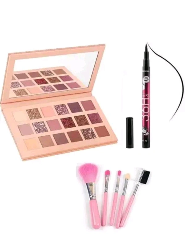 Hot Beauty combo of nude eyeshadow, pink 5 brush and 36 h eyeliner (pack of 3items)
Name: Hot Beauty combo of nude eyeshadow, pink 5 brush and 36 h eyeliner (pack of 3items)
Product Name: Hot Beauty combo of nude eyeshadow, pink 5 brush and 36 h eyeliner (pack of 3items)
Type: Liquid
Net Quantity (N): 1
Add On: Kajal

Country of Origin: India