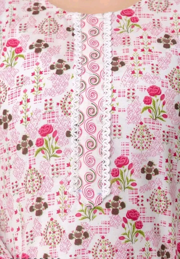 Woman Kurti Pant Cotton printed kurti combo  Stylish ethnic wear for women  Comfortable summer kurti collection  Versatile daily wear kurtis  Trendy festive and casual outfits  Affordable kurti pack

Fabric: Cotton
Sleeve Length: Three-Quarter Sleeves
Pattern: Printed
Combo of: Combo of 2
 - Xl
