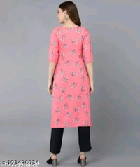Cottonp/Crepe fabric-Women Kurta And Pant set
Name: Polyster/Crepe fabric-Women Kurta And Pant set
Kurta Fabric: Crepe
Bottomwear Fabric: Crepe
Sleeve Length: Three-Quarter Sleeves
Set Type: Kurta With Bottomwear
Bottom Type: Pants
Pattern: Printed
Net Quantity (1
Sizes:
 - Xl