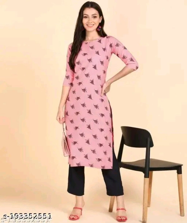 Woman Kuri Pamt Set Cotton/Crepe fabric-Kurti For Women, Kurta For Women, Kurta, Women's Kurta, Casual Kurta For Women, Kurta For Women Latest Design, Office Wear Kurta For Women, Kurti, Kurti For Girls, Regular Wear Kurti For Women, Kurti On Lowest Price
 - M