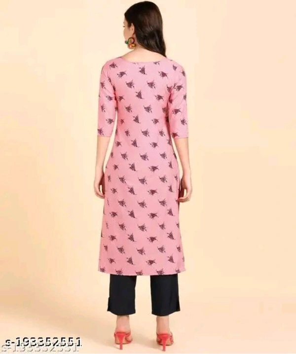 Woman Kuri Pamt Set Cotton/Crepe fabric-Kurti For Women, Kurta For Women, Kurta, Women's Kurta, Casual Kurta For Women, Kurta For Women Latest Design, Office Wear Kurta For Women, Kurti, Kurti For Girls, Regular Wear Kurti For Women, Kurti On Lowest Price
 - M