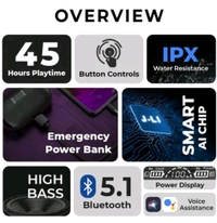60h Bluetooth Blutoot Bigg Batry And Stylush Bulutoot