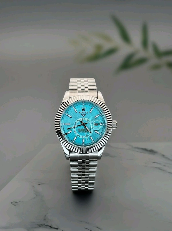 Rolex Sky-Dweller Full silver ocean dial