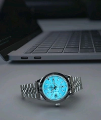 Rolex Sky-Dweller Full silver ocean dial