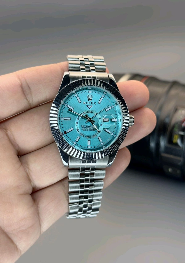 Rolex Sky-Dweller Full silver ocean dial