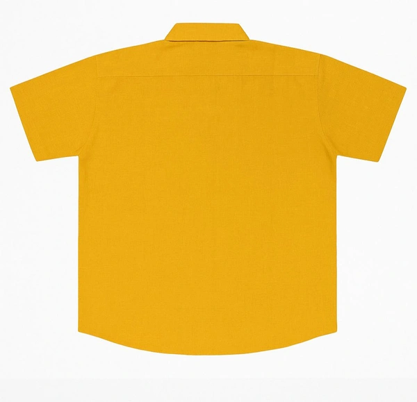 Pure Cotton Shirt - Yellow, 44