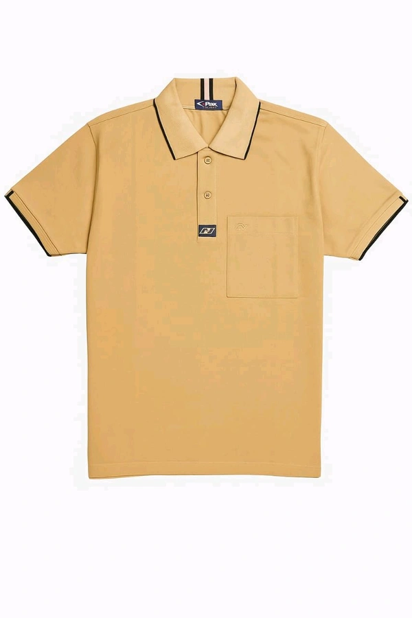 Men's Casual  T-Shirt - 2 XXL
 - XXL 44, Raw Sienna