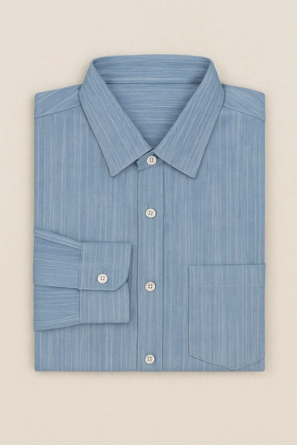 Men's Casual Full Hands Cotton Shirt XXL 44 Size Available - Sail, XXL 44