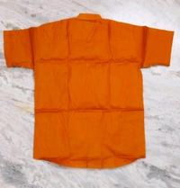 Men's Pepar Cotton Shirt _XXL Size 44 - XXL (44), Flush Orange