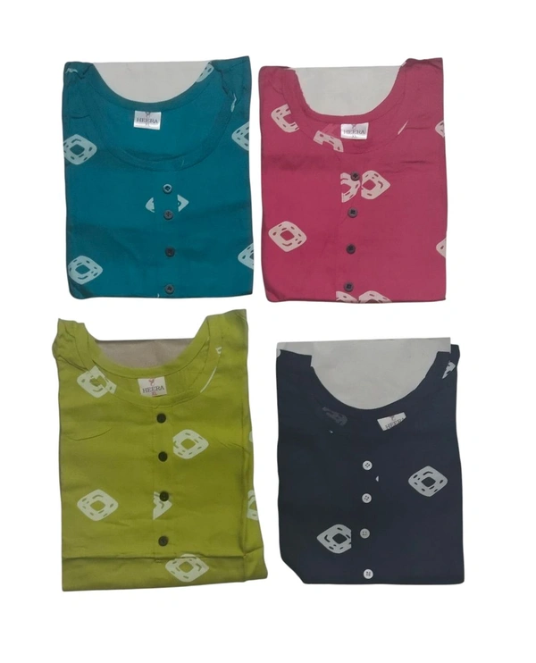 Royal Printed Kurti For Girls /women -XL Size Available - 1, Teal, XL