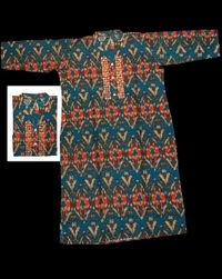 Pochampally Ikat Cotton Kurti with Mirror Work (M to XXL) - Pine Green, M To XXL Size Available