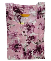 Stylish Floral Printed Straight Kurti for Women (S to XXL) - Pink Lace, S To XXL Size Available