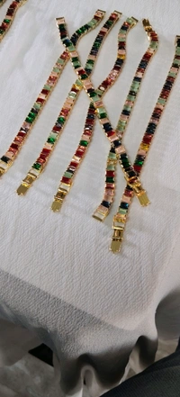 Rakhi special Multicolor stone bras light Rakhi for brother 2Pcs - Free Size