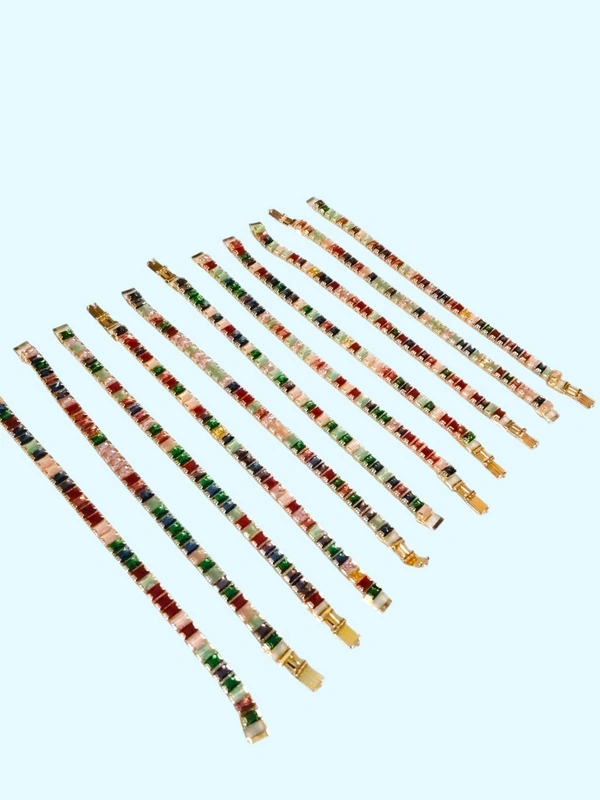 Rakhi special Multicolor stone bras light Rakhi for brother 2Pcs - Free Size