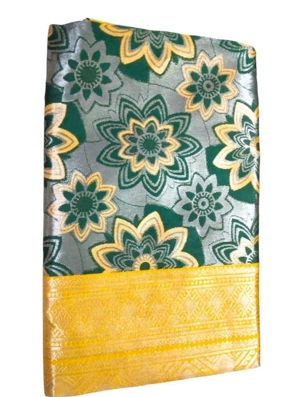 Banita Voguish Sarees - Pine Green, Free Size