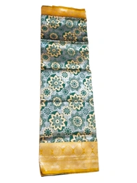 Banita Voguish Sarees - Pine Green, Free Size