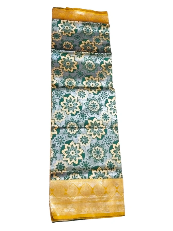 Banita Voguish Sarees - Pine Green, Free Size