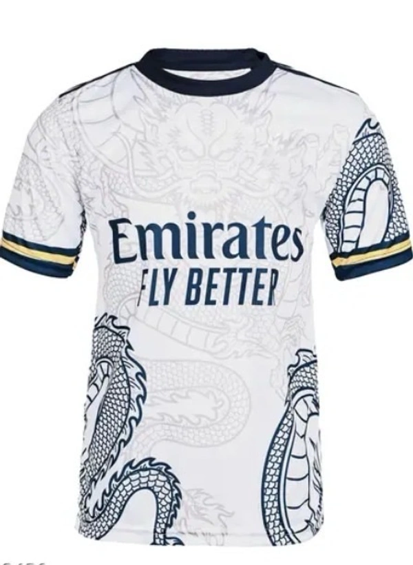 Real Madrid Home Jersey, Real Madrid New Polo Jersey - White, XXL