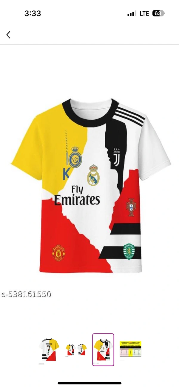 GOAT | CR7 FAN | FAN JERSEY | 2025 MEN JERSEY   - XL