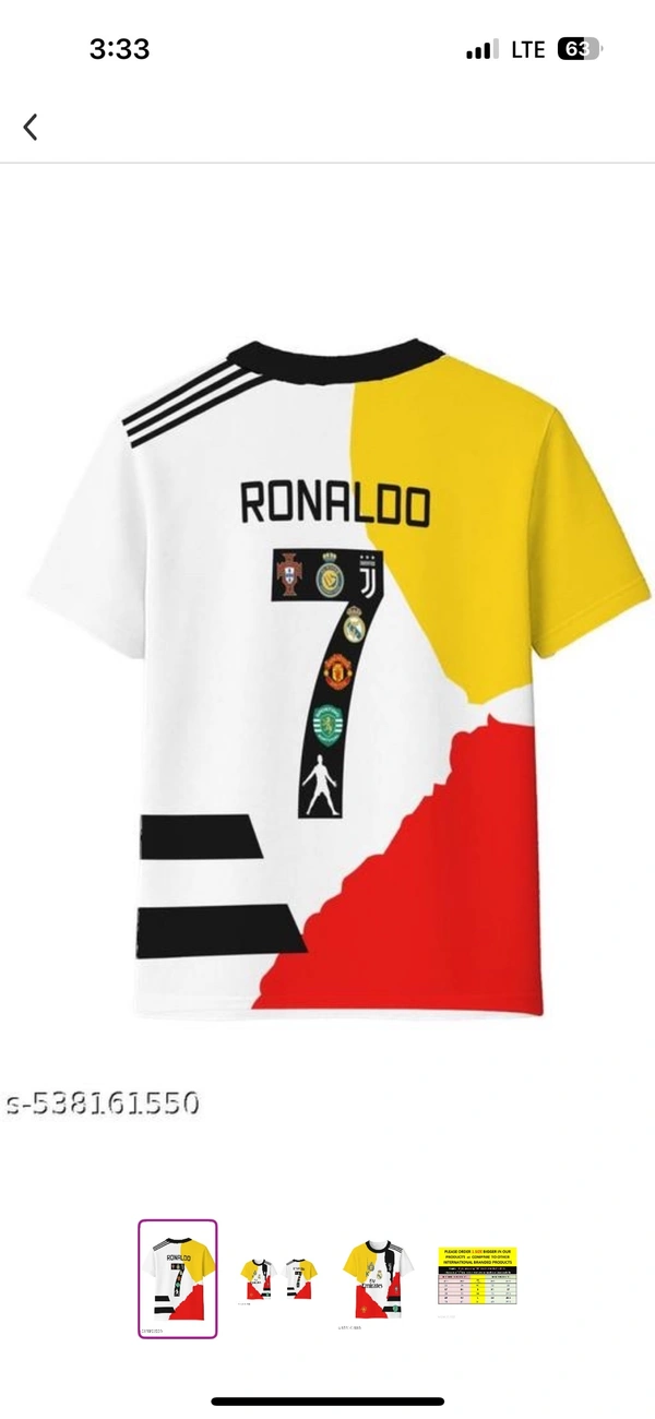 GOAT | CR7 FAN | FAN JERSEY | 2025 MEN JERSEY   - XL