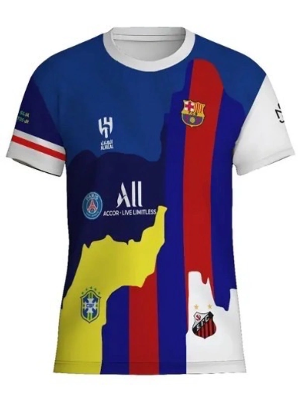 NEYMAR JR FAN JERSEY |FAN PREMIUM T SHIRT | 2025 MEN JERSEY - XS