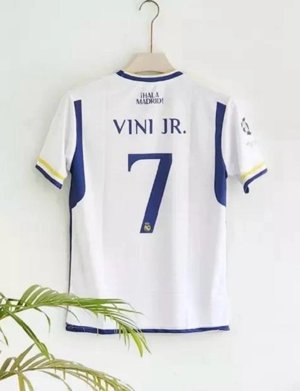 Real Madrid Home Vini Jr Jersey 2023-2024 | Real Madrid Jersey | Real Madrid Jersey White  - XS