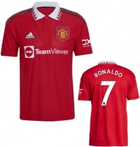 Manchester United Ronaldo Home Jersey 2022 Active Cotton Blend T-shirt  - XXL