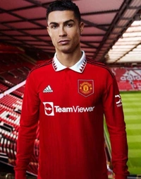 Manchester United Ronaldo Home Jersey 2022 Active Cotton Blend T-shirt  - XXL