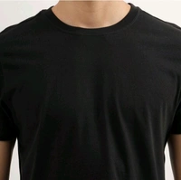 Ziptoo Mens 100% Cotton T Shirt For Men In Round Neck  - Black, L