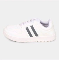 Stridedge "Ziptoo StrideEdge™ Classic White Sneakers – Luxe Streetwear with Supreme Comfort & Style"
 - White, 7