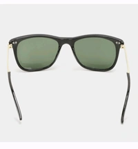 Sunburn "Timeless Black & Gold Aviator Sunglasses - Classic Elegance"
 - Yellow, For Mens