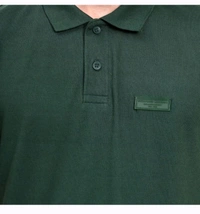 Ziptoo  Men's Green Polo Shirt - Classic Style & Comfort men's green polo shirt, featuring a classic collar, short sleeves, and a comfortable fit. Perfect for casual outings and everyday wear. - Cyprus, L