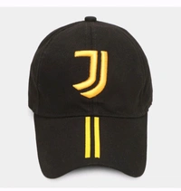 Sunburn  Men's Black Baseball Cap - Juventus FC Logothis men's black baseball cap featuring the iconic Juventus FC logo. Perfect for soccer fans and everyday wear. - Black, For Men