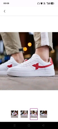 Ziptoo RedStrike™ Sneakers – Own the Street, Rule the Moment
 - Red, 6