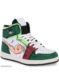 Ziptoo Anime Punch Sneakers – Unleash the Power in Every Step (Limited Edition) - Red, 6