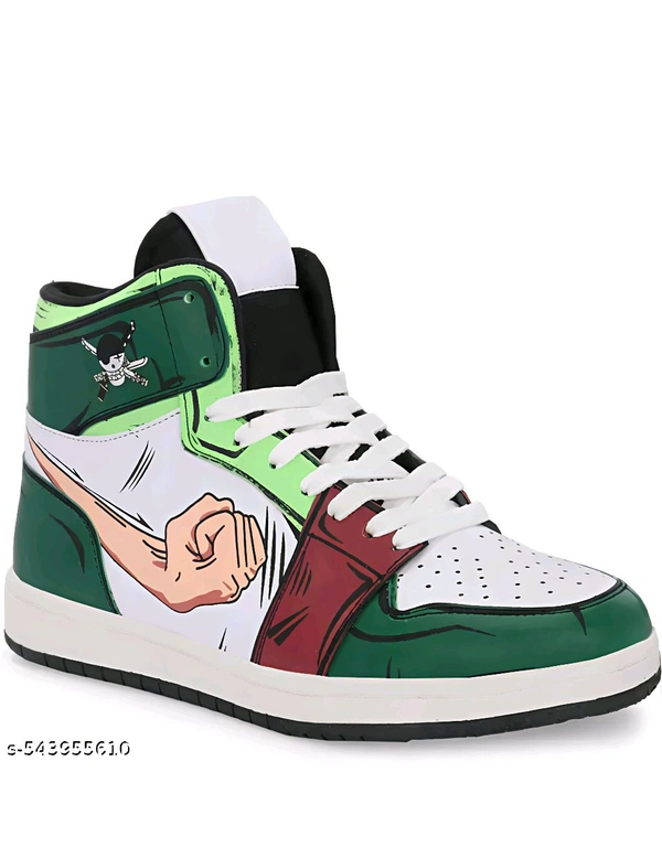 Ziptoo Anime Punch Sneakers – Unleash the Power in Every Step (Limited Edition) - Red, 6