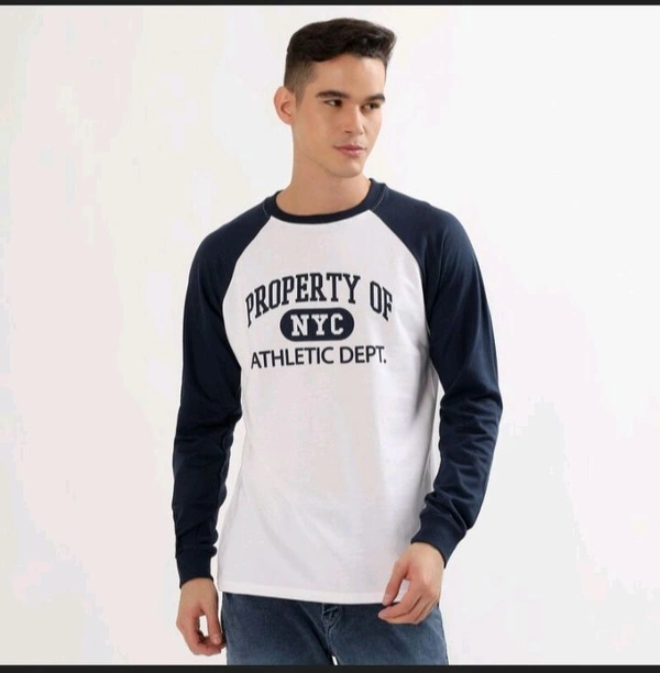 Ziptoo Men's NYC Athletic Dept. Raglan Sleeve T-Shirt – Sporty Street Style
 - M