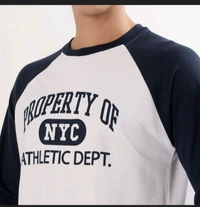 Ziptoo Men's NYC Athletic Dept. Raglan Sleeve T-Shirt – Sporty Street Style
 - M