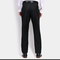 Ziptoo  Men's Classic Black Formal Trousers – Sharp Office Wear
 - 34