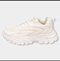 Ziptoo Unisex Chunky White Sneakers – Bold Comfort with Street Vibe
 - 6