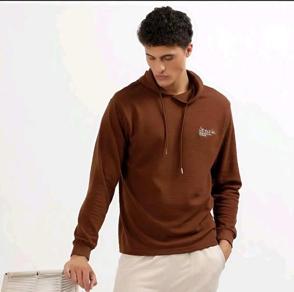 Ziptoo  Men's Premium Brown Pullover Hoodie – Everyday Comfort, Effortless Style
 - Carnaby Tan, L