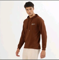 Ziptoo  Men's Premium Brown Pullover Hoodie – Everyday Comfort, Effortless Style
 - Carnaby Tan, L